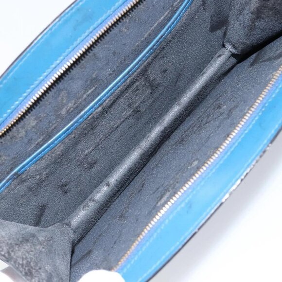 LOUIS VUITTON Epi Trousse Crete Pouch Blue - Picture 8 of 15